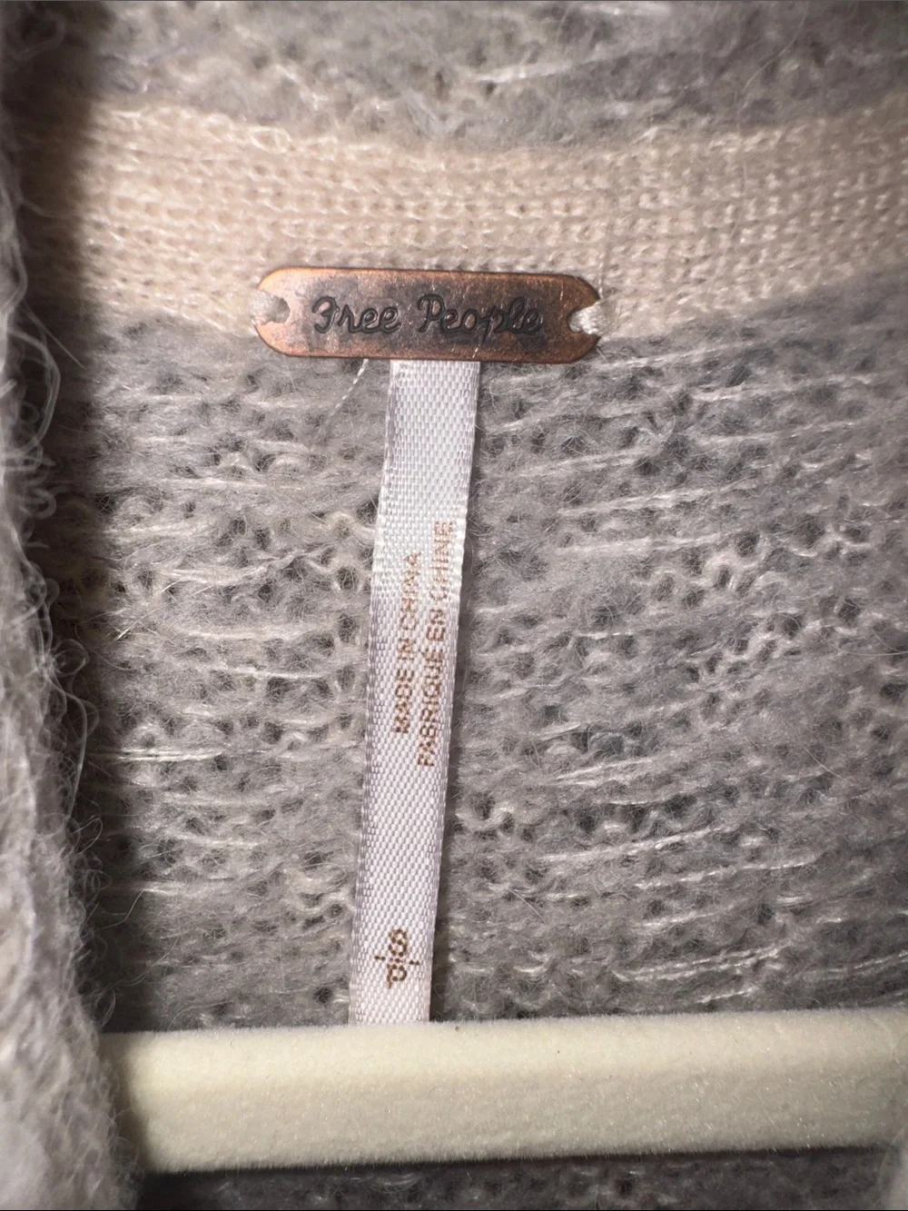 NWOT - Free People - Like a Diamond Sweater Coat in Icy Diamond ❄️